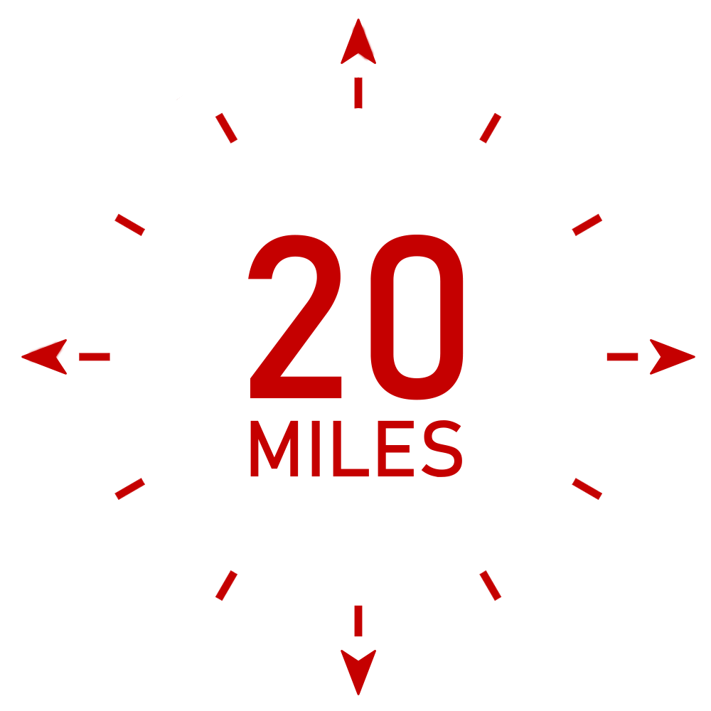 20 miles